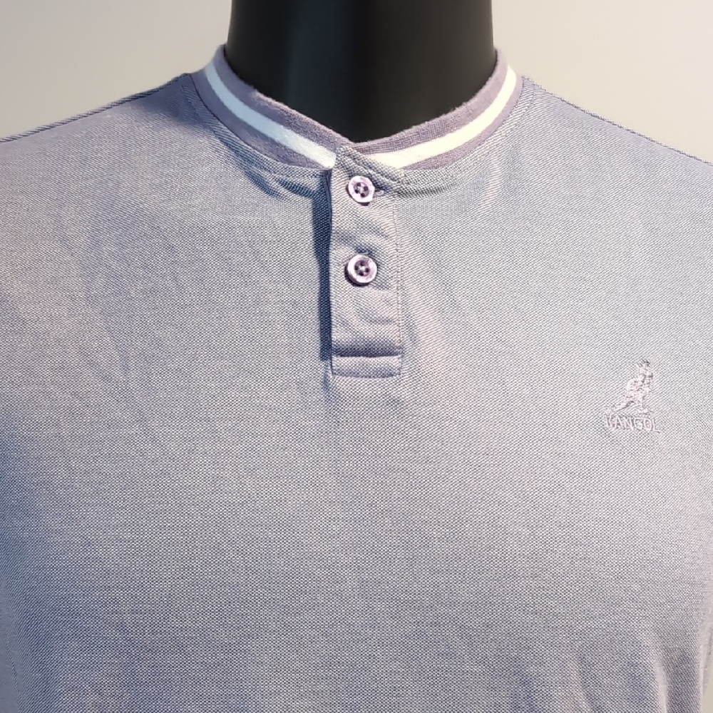Kangol Purple Henley Shirt